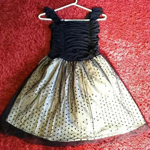 Jessica McClintock Girls Collection Black Cocktail Party Dress Y2k Size 16T